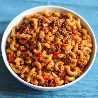 Individual Entree: Beefy Macaroni & Cheese