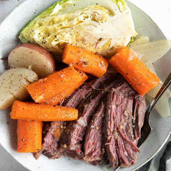 A La Carte: NEW! Corned Beef with Cabbage and Carrots