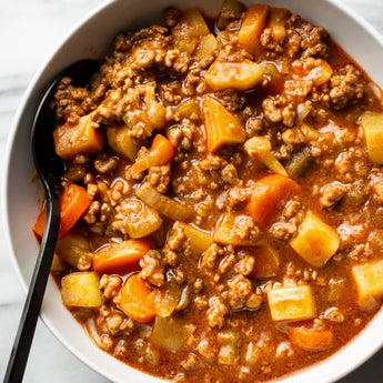 Individual Entree: Hamburger Beef Stew