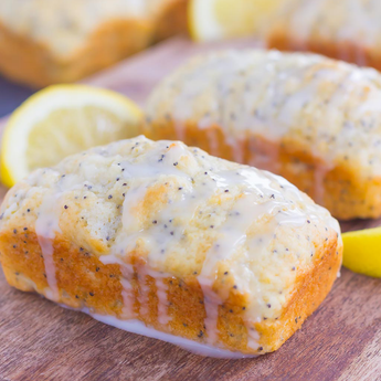 Poppyseed with Lemon Glaze Mini Loaf