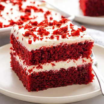 Red Velvet Cake with Cream Cheese Frosting