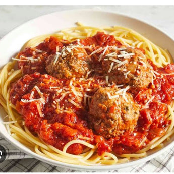 Individual Entree: Spaghetti & Meatballs