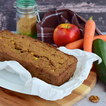 Zucchini Carrot Walnut Mini Loaf